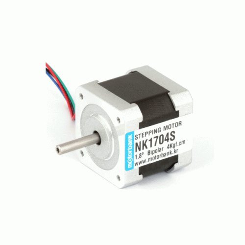 42각 40mm 4kgf.cm 바이폴라 스텝 모터 NK1704S 2상 1.8도 (MG0067)