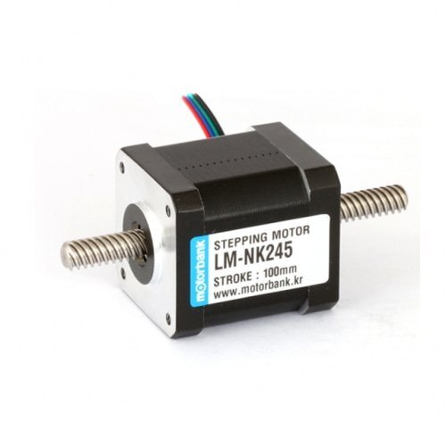 42각 2상 바이폴라 1.8도 스텝 모터 LM-NK245 스트로크 100mm (MG0070)