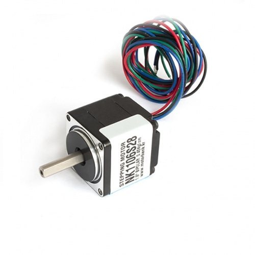 28각 28mm 0.45kgf.cm 바이폴라 스텝 모터 NK1106S28 2상 1.8도 (MG0072)