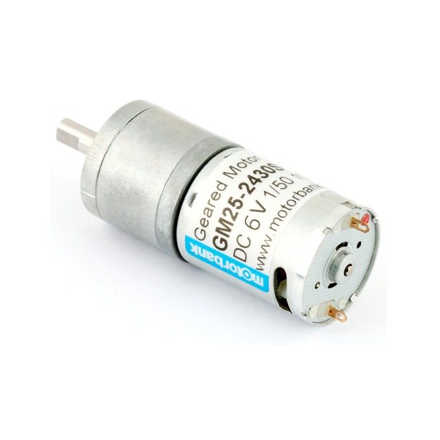 DC 모터 직경 25mm 기어드 모터 GM25-2431H DC 7.4V 1/110 (MG0154)