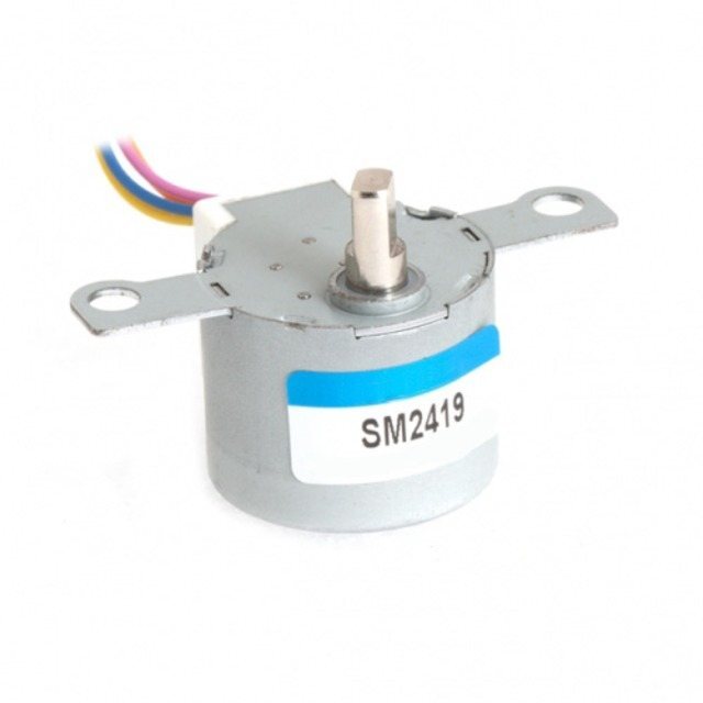 SM2419N 직경 24mm 11.25도 감속비 1/64 소형 감속 기어 스텝 모터 (MG0159)