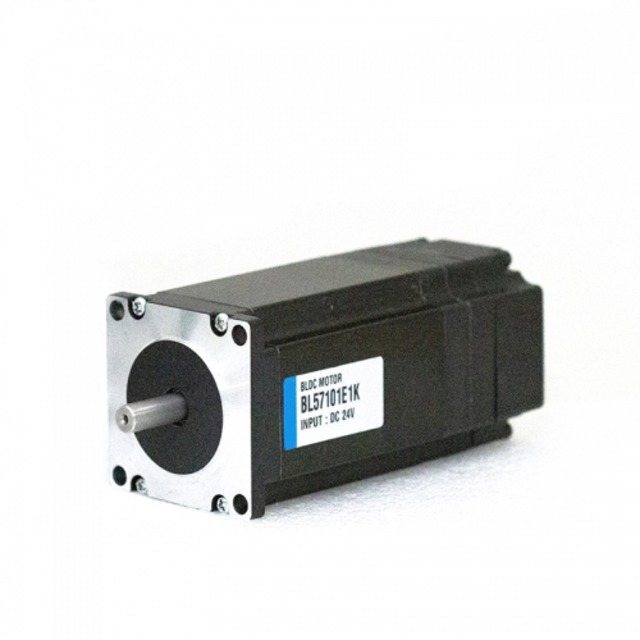 광학식 엔코더 장착 2CH 1000CPR 출력 200W 57각 홀 센서 BLDC 모터 BL57101E1K DC 24V 3상8폴 3700rpm (MG0170)