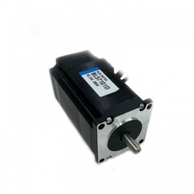 57각 홀 센서 BLDC 모터 BL57101D DC 24V 200W 3상 8폴 더블 샤프트 (MG0171)