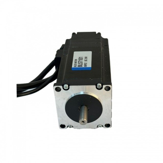 57각 홀 센서 BLDC 모터 BL57101 DC 24V 200W 3상 8폴 (MG0172)