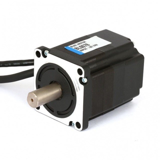 60각 홀 센서 BLDC 모터 BL6078 24V 100W 고성능 DC 24V 4 000rpm (MG0285)