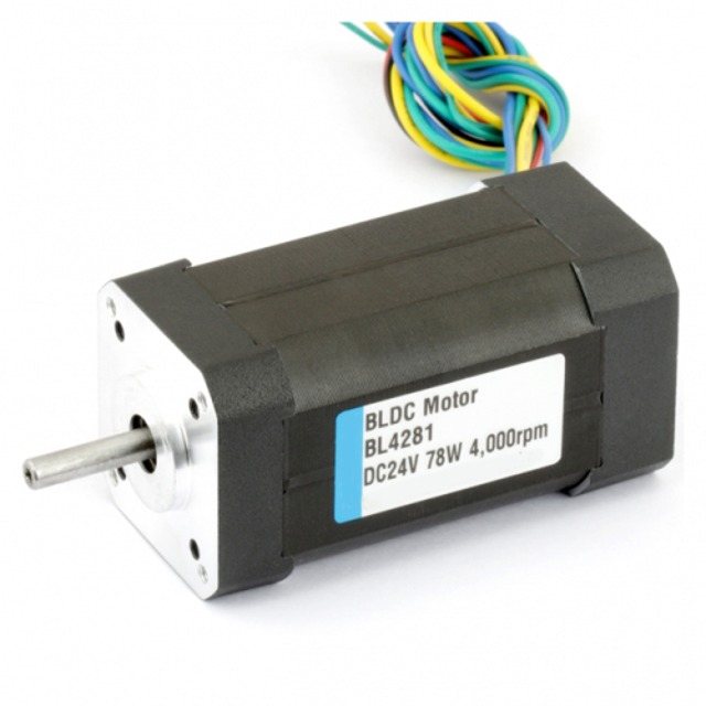 NEMA17 42mm BLDC 모터 BL4281 24V 77.5W 고성능 (MG0361)