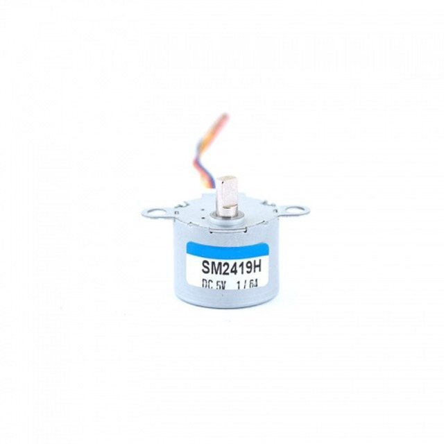 SM2419H 직경 24mm 5.625도 감속비 1/64 소형 감속 기어 스텝 모터 (MG0399)