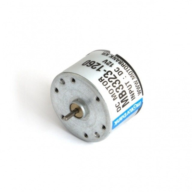 DC 소형 모터 직경 33mm 마이크로 모터 MB3323-1260 샤프트 직경 2mm (MG0416)