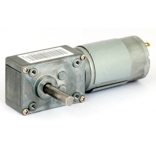 볼 베어링 올메탈 기어 40mm 웜 감속 기어 모터 WGM40-3657 DC 24V 150rpm (MG0498)