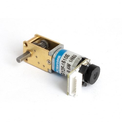 직경 12mm DC 브러시 모터 초소형 웜 기어 모터 WG12F-1510E DC 3V ~12V 엔코더 모터장착 2CH 7PPR (MG0525)