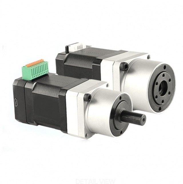직경 42mm 유성 감속 기어 스텝 모터 PSH42-NK178025 2상 바이폴라 80mm (MG0564)