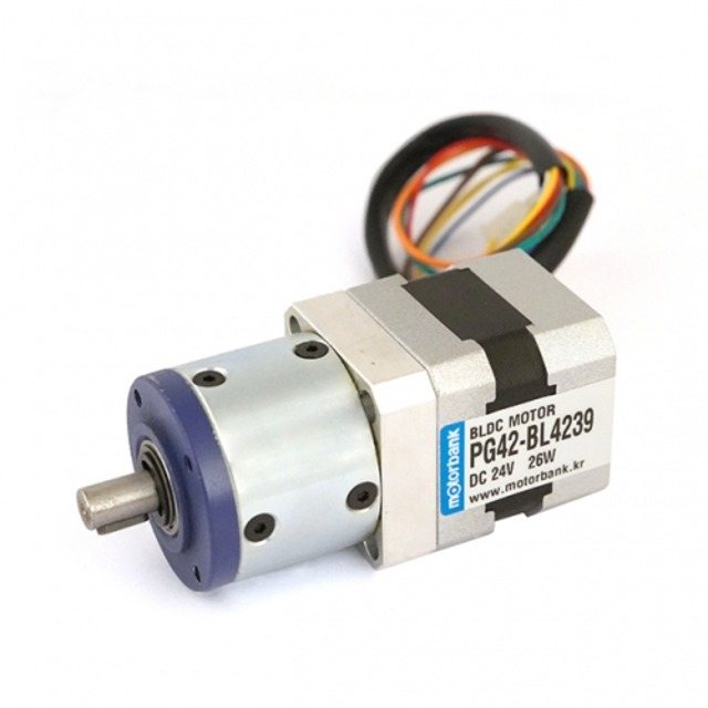 직경 42mm BLDC 모터 유성 감속 기어 모터 PG42-BL4239 12V 20W 5000rpm (MG0638)