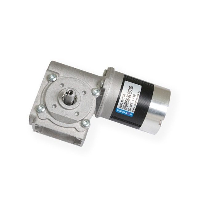 더블 샤프트 웜 기어 BLDC 모터 WGM63-BL5779D 106W DC 12V 61~96rpm 6.1~8.7N&middot;m (MG0849)