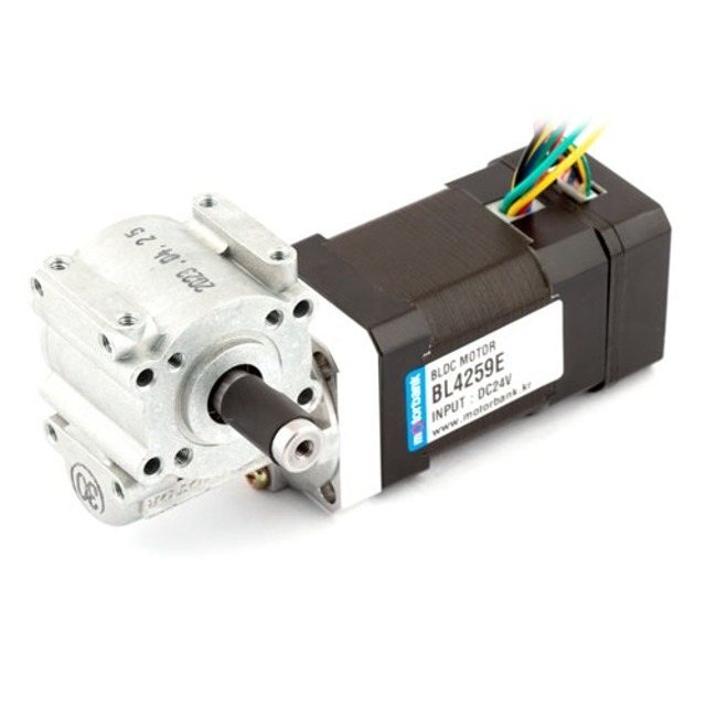 웜 기어 BLDC 엔코더 모터 WGM43-BL4259E DC 12V 38W 1000CPR (MG0852)