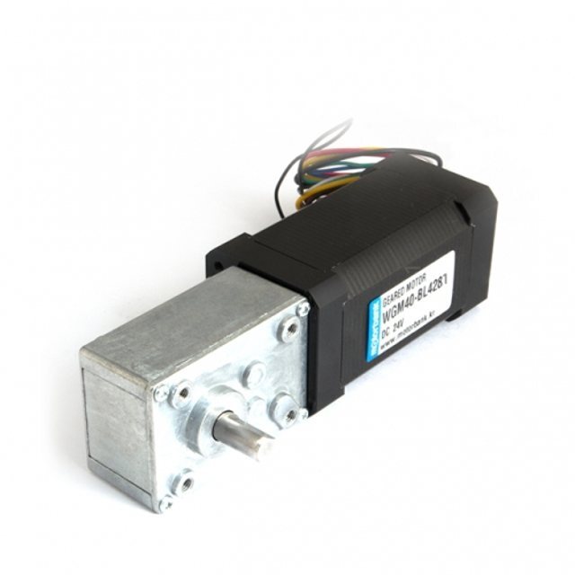 웜 기어 BLDC 모터 WGM40-BL4281U 메탈 기어 78W 12/24V (MG0882)
