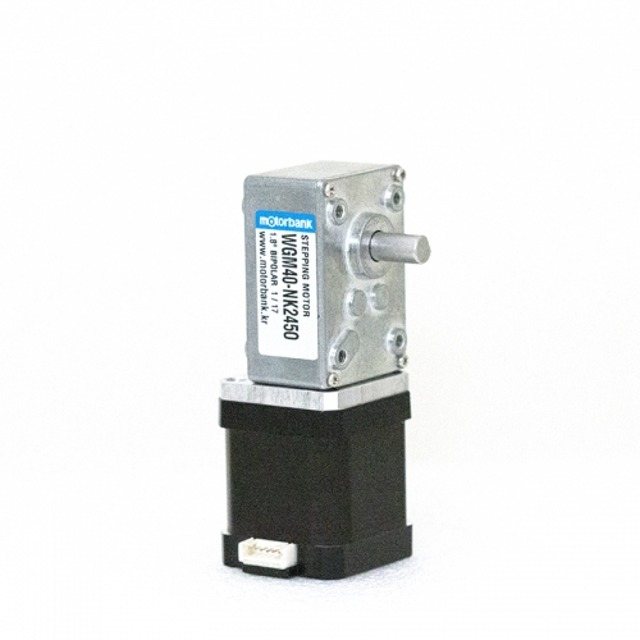 NEMA17 42각 웜 감속 기어스텝 모터 WGM40-NK245O (MG0893)