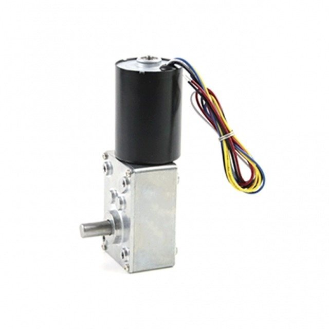 고토크 구동 드라이버 내장형 웜 감속 기어 BLDC 모터 WGM40-BL3650-2480 DC 24V 저소음 (MG0900)