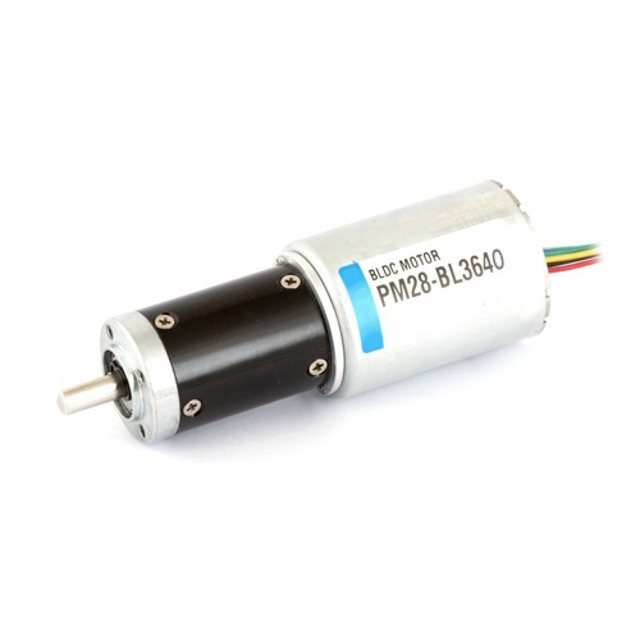 유성 기어드 구동 드라이버 내장 BLDC 모터 PM28-BL3640N DC 12V 17W 직경 28mm 유성 감속기 직경 36mmBLDC 모터 (MG0930)