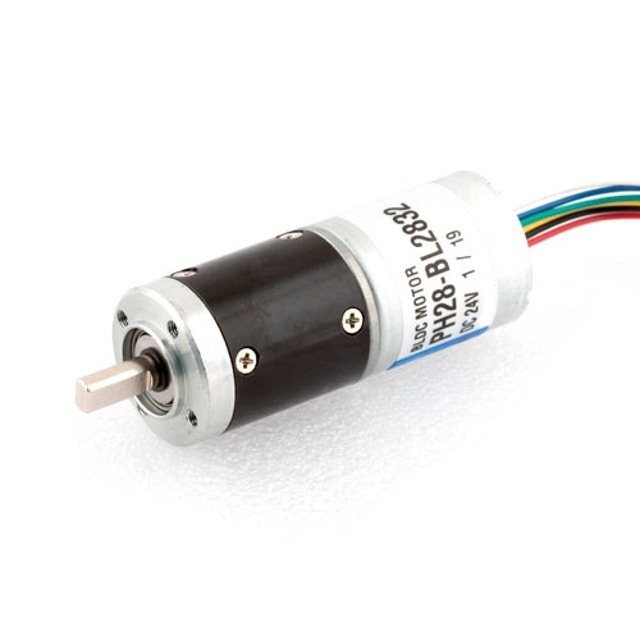 헤리컬 유성 기어드 구동 드라이버 BLDC 모터 PH28-BL2838 DC 12V 9W 직경 28mm (MG0936)