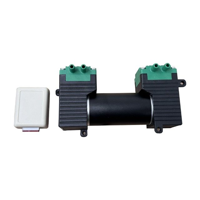 PWM 속도 제어 장수명 더블 헤드 BLDC 진공 펌프 BAP-9317-1212D 가스 샘플링용 초고 진공-93kpa 자흡식 다이어프램 (MG1074)