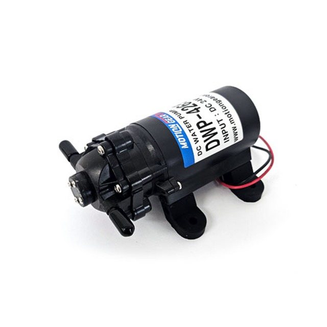 다이어프램 자흡식 워터 펌프 DWP-4265C 20W DC 12V/24V IPX4 선택형 (MG1173)