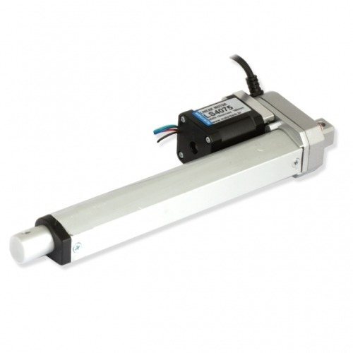 스텝 모터장착 리니어 액추에이터 LS4075-2 최대 추력500N 스트로크 50~300mm 속도 8mm/s (MG1201)
