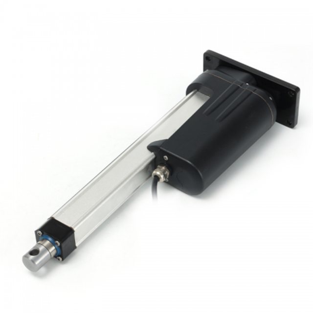 고추력 리니어 액추에이터 LM-75230-241100N 24V 8.5mm/s 11000N 바닥 브라켓 체결 타입 (MG1235)