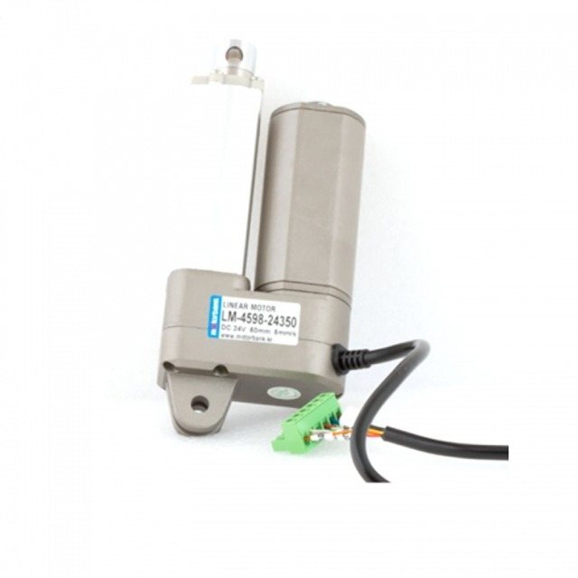 홀 센서 타입 저소음 DC 리니어 액추에이터 LM-4598-24250 24V 3mm/s 2500N (MG1751)