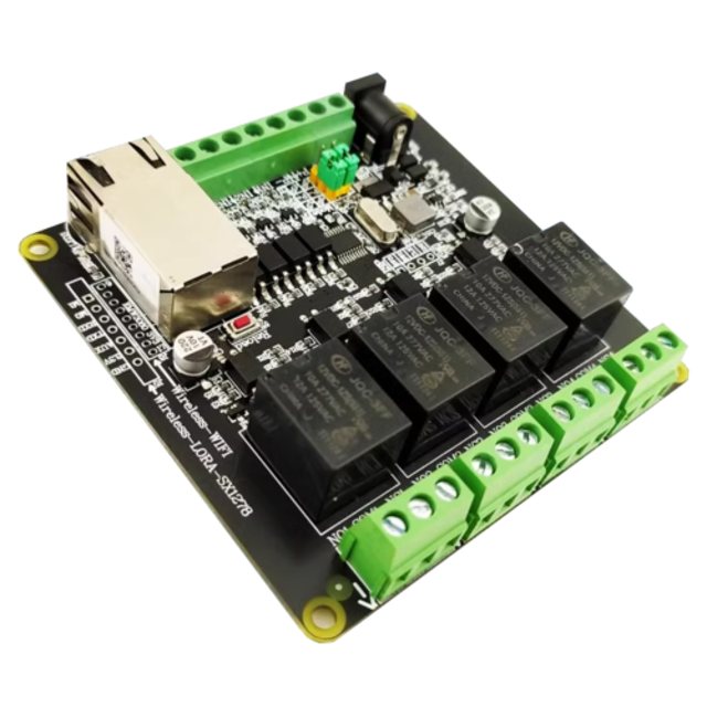 MODBUS TCP RTU 이더넷 네트워크 릴레이 4채널 JK-MTCP-4 (MG1922)