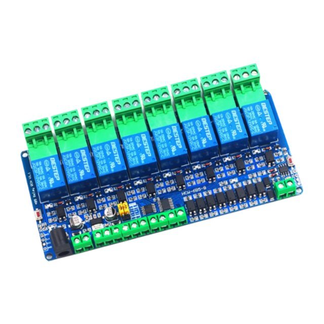 RS485 MODBUS RTU 시리얼 릴레이 8채널 JK-MRTU-8 (MG1924)