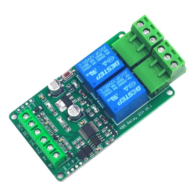 RS485 MODBUS RTU 시리얼 릴레이 2채널 JK-MRTU-2 (MG1926)