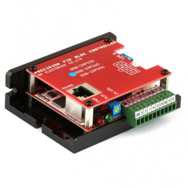 PID 제어 BLDC 드라이버 GSB-24P090 DC 24V 90W 3.75A RS-485 통신 (MG2017)