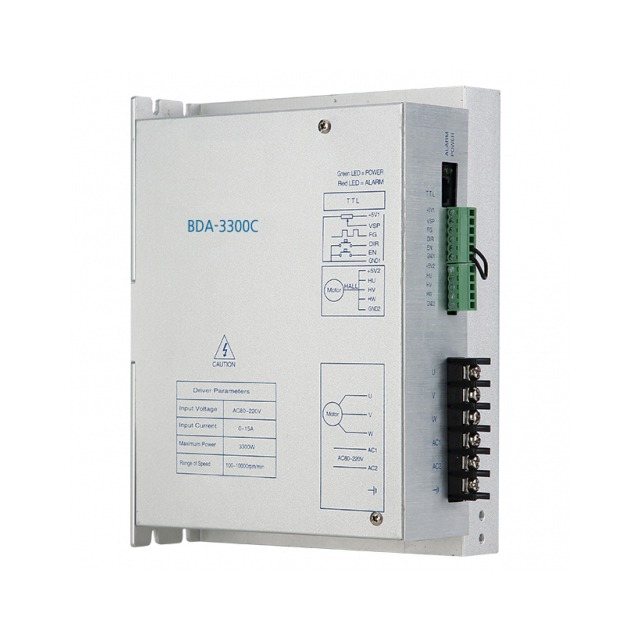 BLDC 모터 디지털 드라이버 BDA-3300C 3300W AC 80~250V 홀 센서/센서리스 겸용 (MG2101)