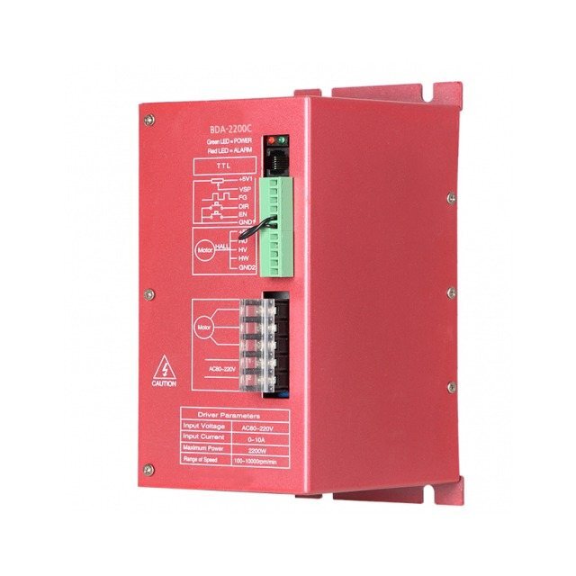 BLDC 모터 디지털 드라이버 BDA-2200C 2200W AC 80~250V 홀 센서/센서리스 겸용 (MG2102)