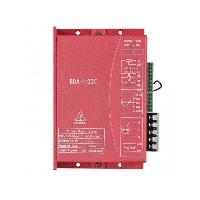 BLDC 모터 디지털 드라이버 BDA-1100C 1100W AC 80~250V 홀 센서/센서리스 겸용 (MG2103)
