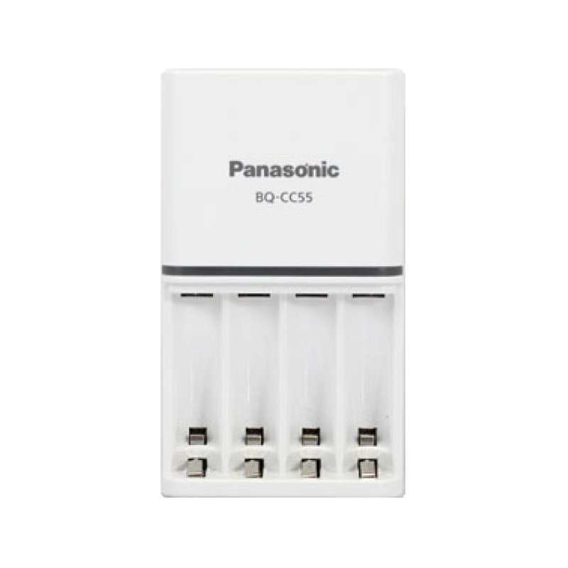 +AA Panasonic 파나소닉 에네루프 충전지 AA형 4개입 + 급속충전기 BQ-CC55K (HQ00115)