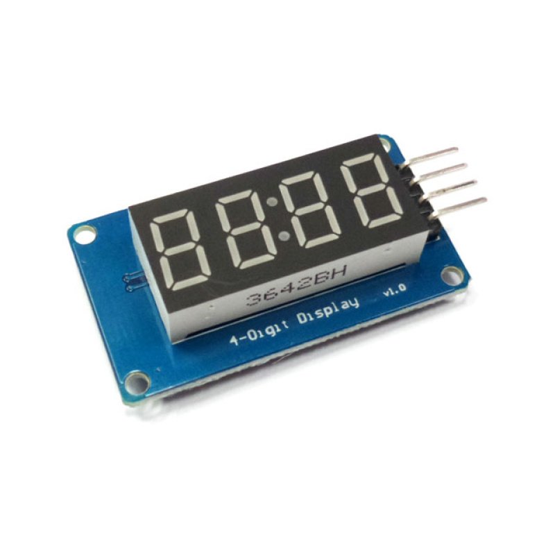 TM1637 LED 시계 7세그먼트 모듈-적색 (HQ00240)