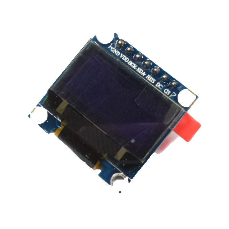 0.96인치 SPI 128x64 OLED 7핀-화이트 (HQ00263)