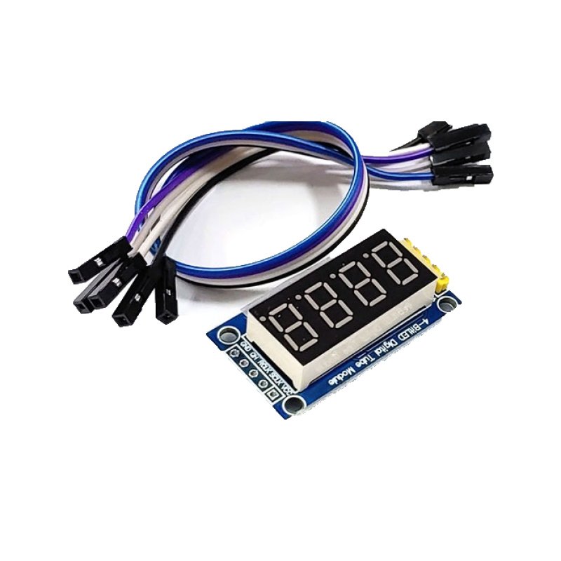 74HC595 LED 7세그먼트 FND 모듈-적색 (HQ01010)