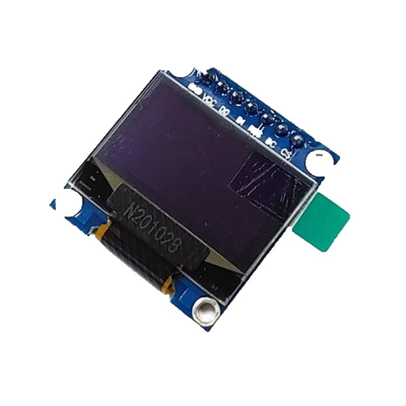 0.96인치 128x64 I2C SPI OLED 7핀-화이트 (HQ01149)