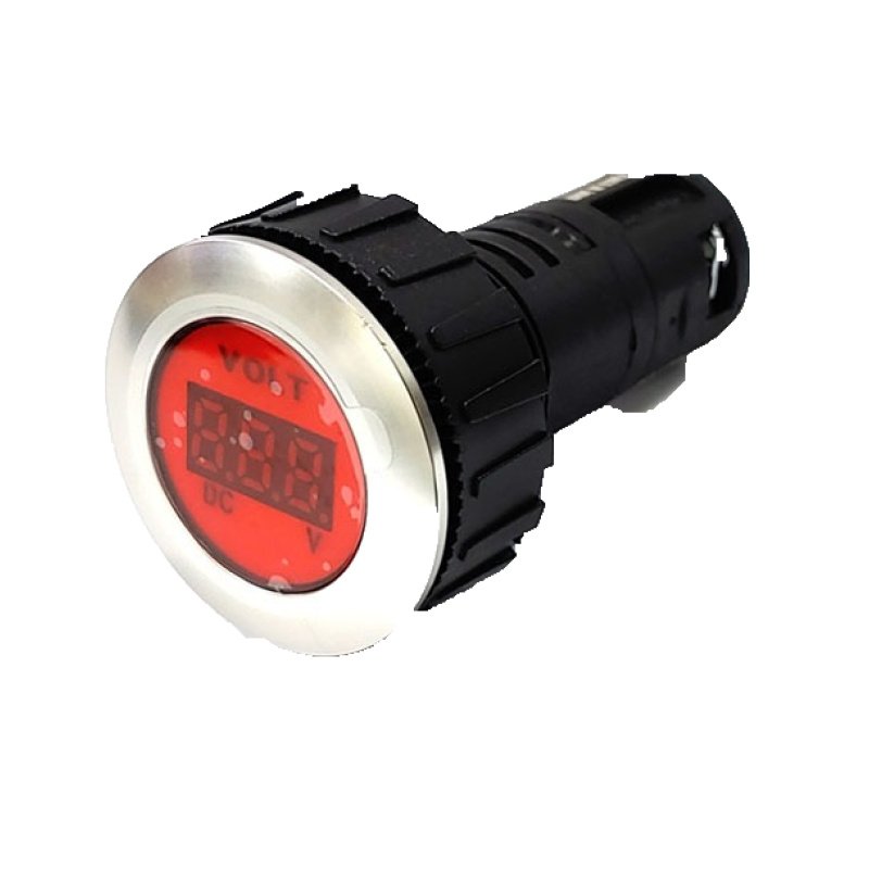 30mm 볼트미터 DC5~30V 적색 VI-LDR (HQ01223)
