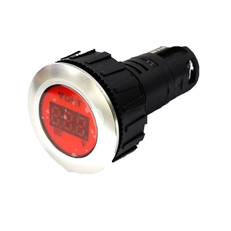 30mm 볼트미터 DC5~30V 적색 VI-LDR (HQ01224)