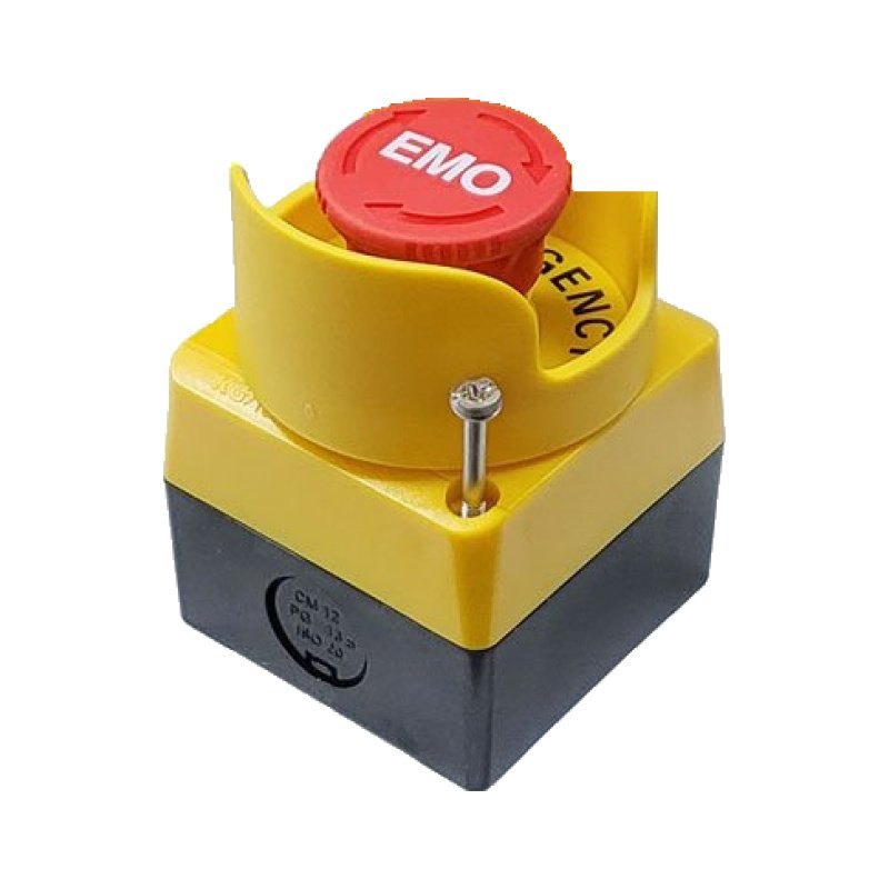 22mm 안전인증 KSE-4RB2 EMO 비상 스위치 2b 접점 (HQ01390)