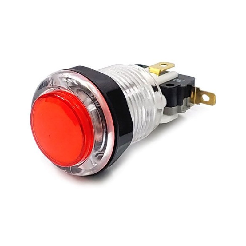 28mm 오락기스위치 B-412C 12V LED (HQ01400)