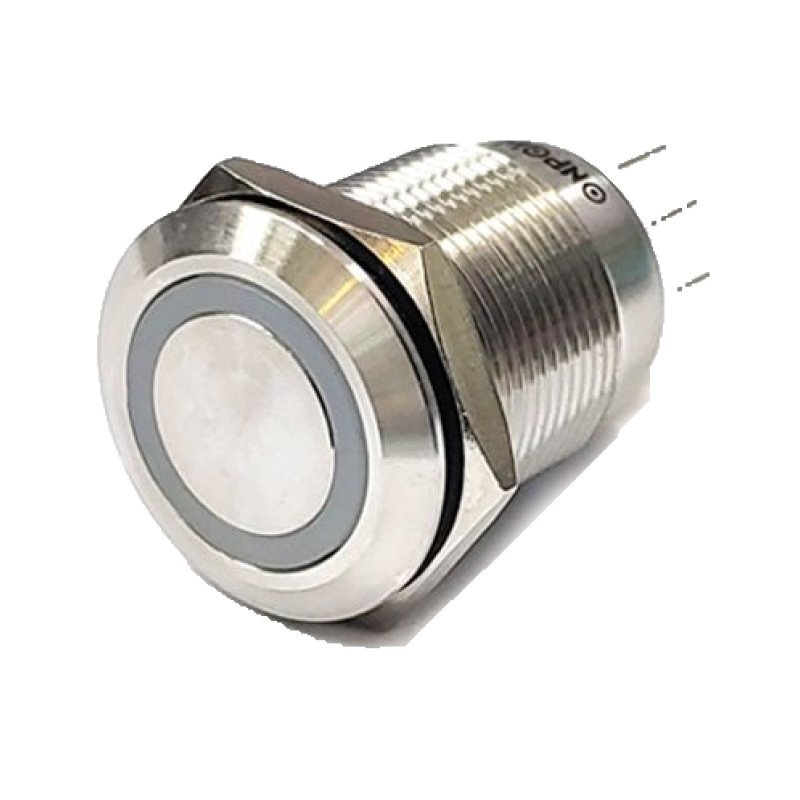 19mm 방수메탈스위치 LAS1GQ-11E/24V (HQ01423)