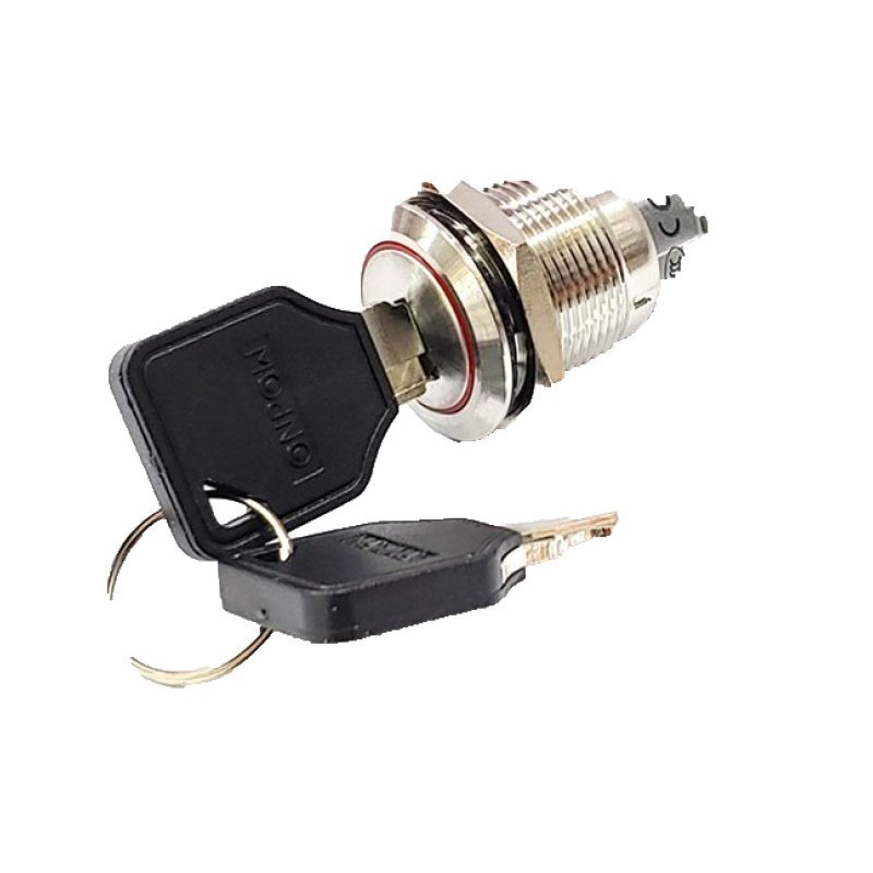 19mm 2단3P 키 스위치 한쪽키빠짐 LAS1-AGQ (HQ01443)