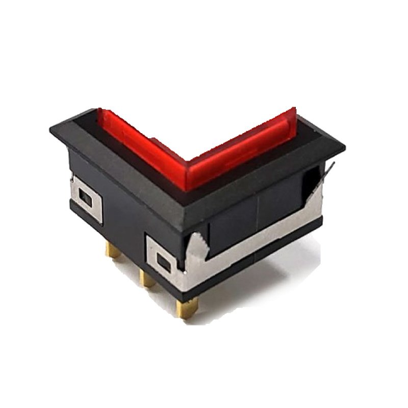 정사각형 LED 푸쉬버튼 스위치 SPC-MS-SS-T1-01 (HQ01445)