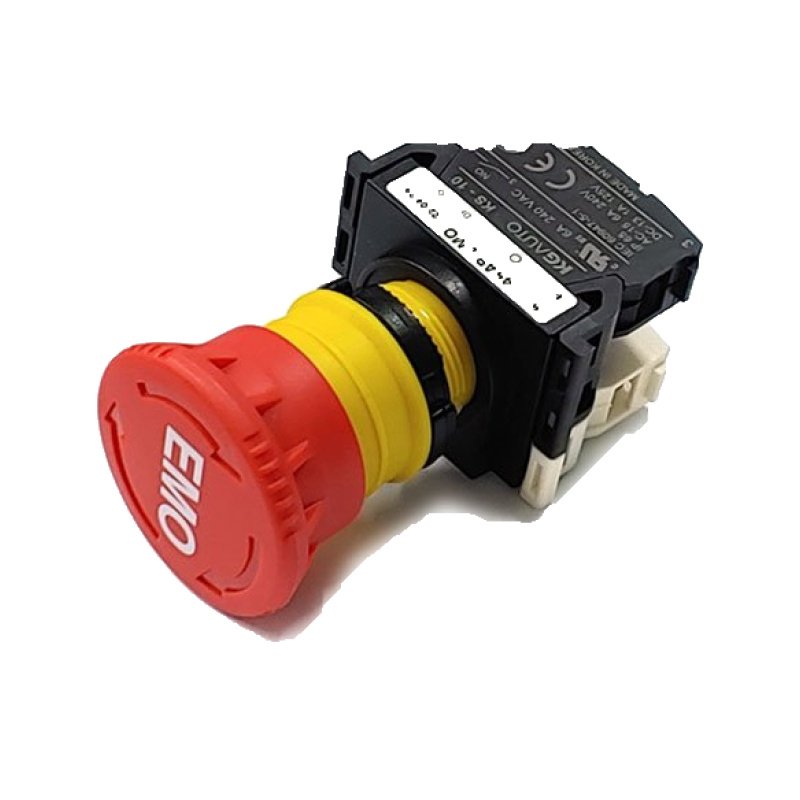 22mm EMO 비상 스위치 KSE-4RAB 1a1b 접점 (HQ01515)
