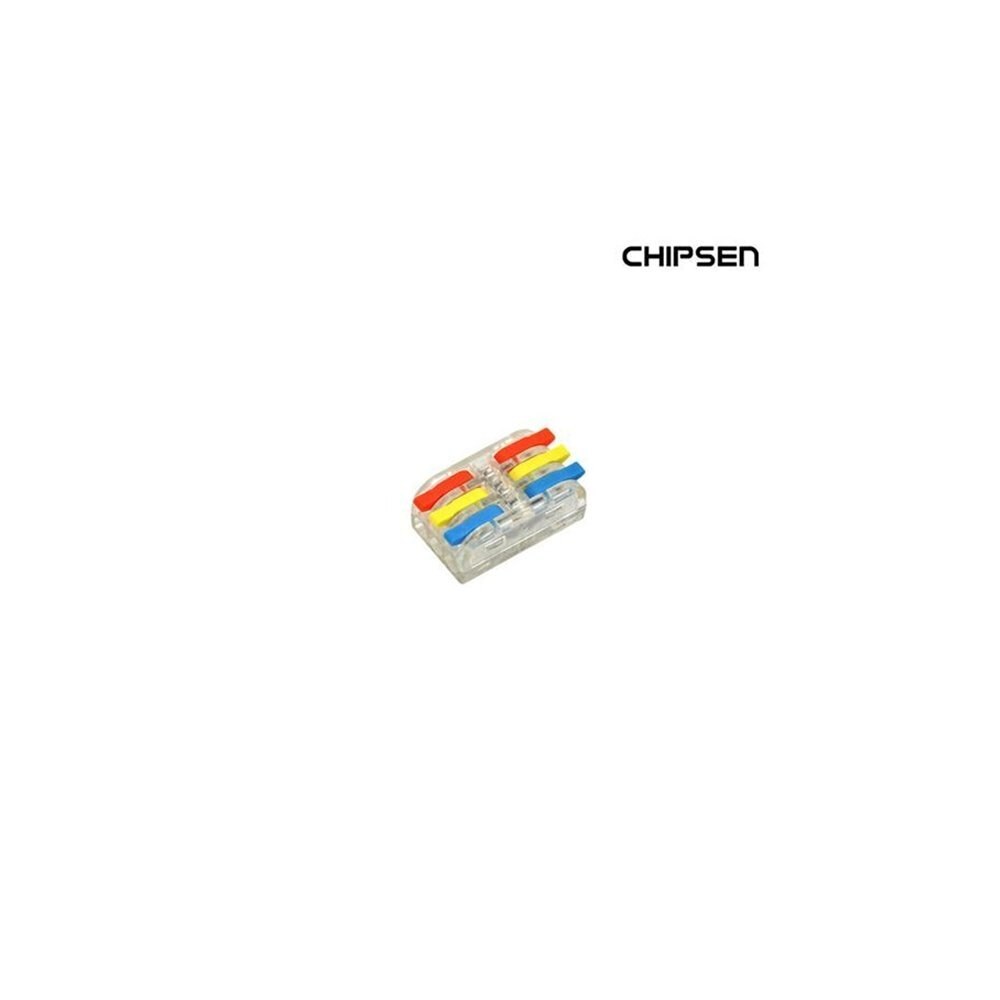 Chipsen PCT-3-3Q 소형 투명 레버형 전선 연결 커넥터 3:3 연결 (ML0538)