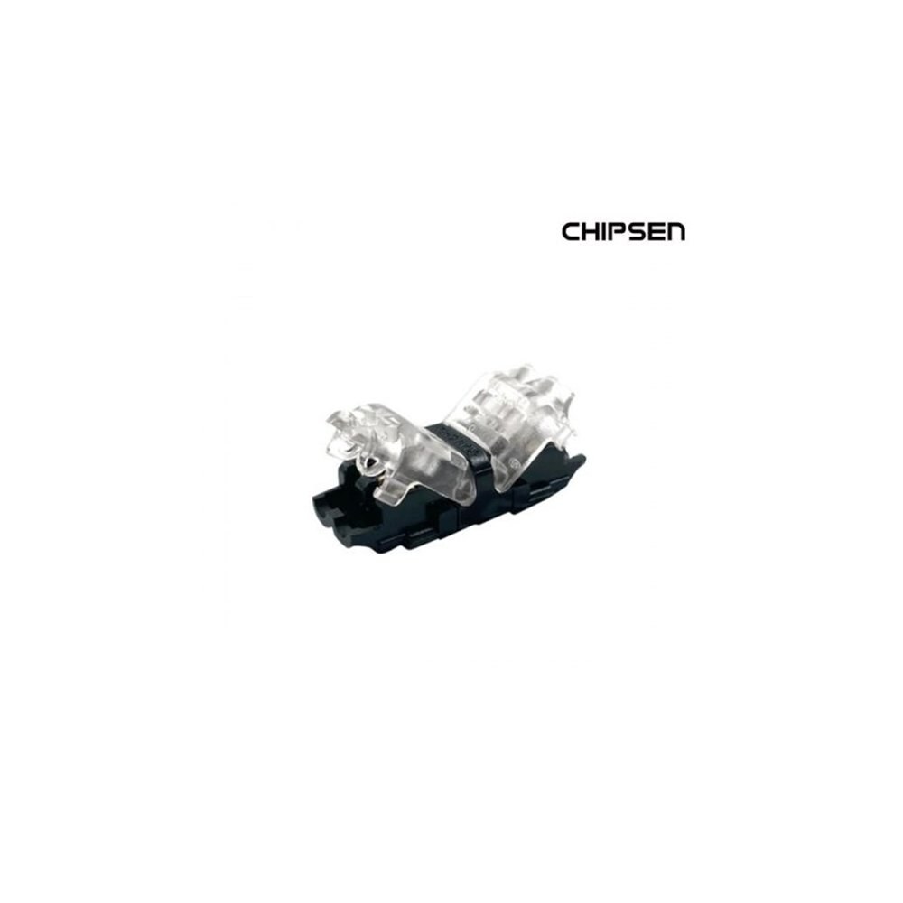 Chipsen I2-2N 투명 무탈피 커넥터 2선 1:1 0.35-0.5mm&sup2; (ML0552)